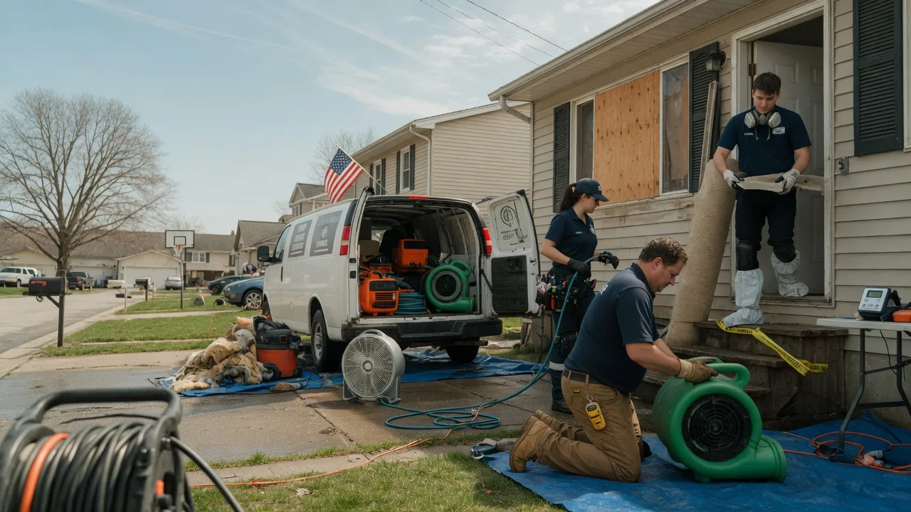 Water Damage Restoration in North Aurora, IL near me